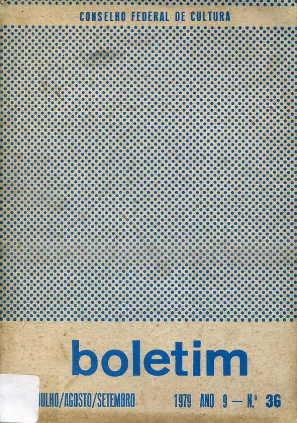 Boletim do Conselho Federal de Cultura - 36 - 800 CFC